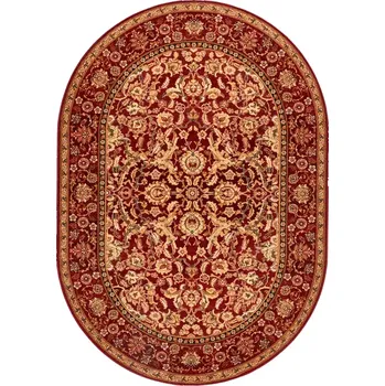 Koberec Kusový koberec Stolnik rubin ovál Ovál 170 x 240 cm