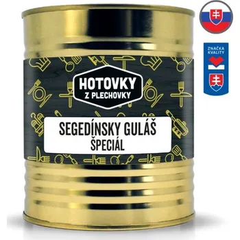 Hotové jídlo Hotovky z plechovky Segedínský guláš speciál v plechovce Velikost: 800 g
