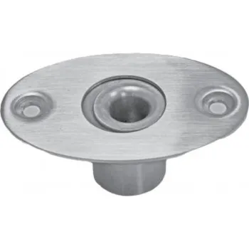 Příslušenství k oknu WILKA Podlahový protikus 9652, pro táhlo, průměr 10 mm, s možností regulace 3 mm, nerez