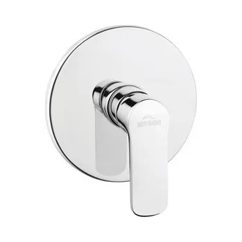 Vodovodní baterie INVENA - 1-cestná nástěnná baterie SIROS BP-90-CO1-A