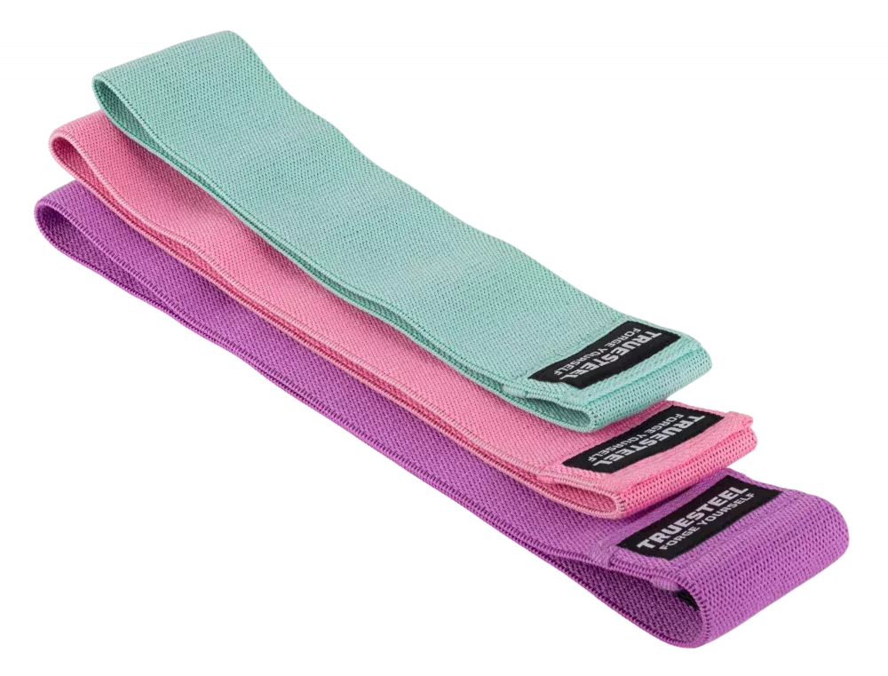 TRUESTEEL Hip bands - textilní posilovací gumy
