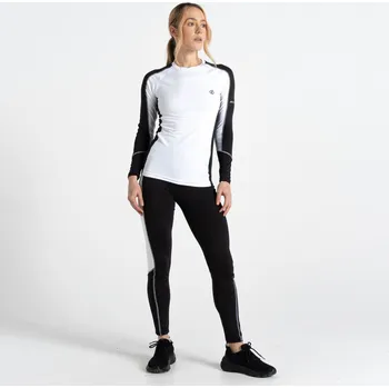 Set dámského termoprádla Dámský termoset Dare2b EXCHANGE III černá/bílá 44