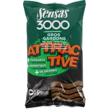 Návnadová surovina Krmítková Směs Sensas 3000 Attractive 1kg Gros Gardon (Velká Plotice)