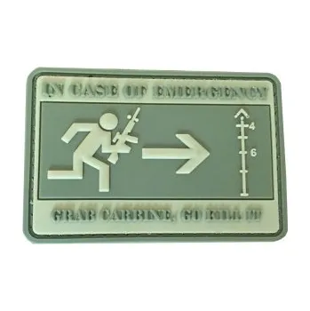 Nášivka PVC nášivka In Case of Emergency
