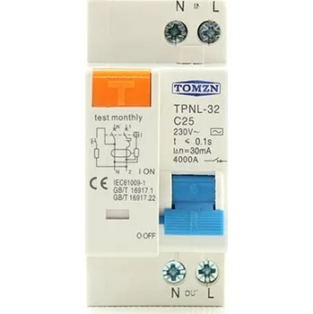 Jistič Jistič-chránič RCBO TPNL-32 25A TOMZN