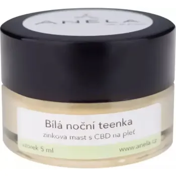 Tělový balzám Anela Bílá noční teenka zinková mast pro problematickou pleť 5 ml