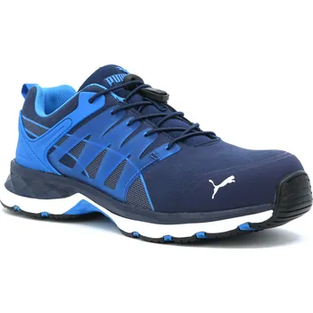 Pracovní obuv PUMA Velocity 2.0 blue low S1P ESD modrá pánská pracovní obuv 43