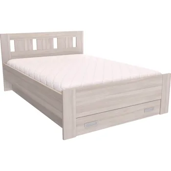 Postel Francouzské lůžko BENO Varianta: 120 x 200, Dekor: Jasan šedý