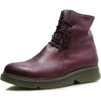 Dámská zimní obuv IBERIUS DÁMSKÉ KOTNÍKOVÉ BOTY MARIPOSA 0403-1403 SKICAK BORDOVÁ Barva: BORDOVÁ, Velikost: 39