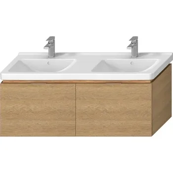 Nábytek Skříňka pod dvojumyvadlo 1300 mm, 2-4 zásuvky Cubito pure Bílá H40J4274025001