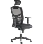 ALBA Kancelářská židle PAMELA - látka, síťovina, černá