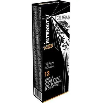 Fineliner "Intensity", černá, 0,4 mm, BIC 942069