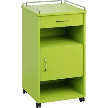 Noční stolek NSL - 16 KO stolek noční k lůžku, pravostranný, jarní zeleň