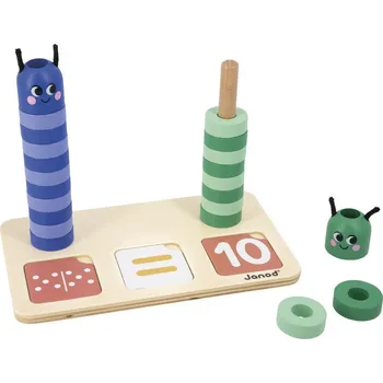 Výuková hračka JANOD Vzdělávácí hra - SKLÁDÁNÍ A POROVNÁVÁNÍ ČÍSLA