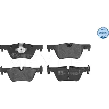 Brzdový systém Sada brzdových destiček, kotoučová brzda MEYLE 025 253 0717