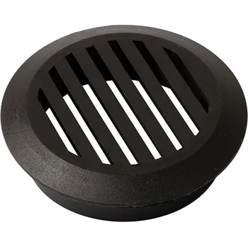 Nábytkové kování Vzdušník 50mm výška 17mm černá (Vzdušník 50mm výška 17mm černá)