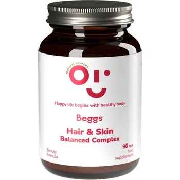 BEGGS doplněk stravy Balanced hair&skin COMPLEX 90 kapslí