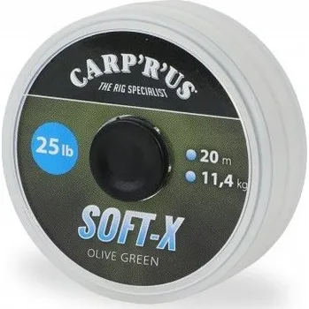 Návazcová Šňůra Carp'R'Us Soft-X Olive Green 20m 0,30mm 25lb