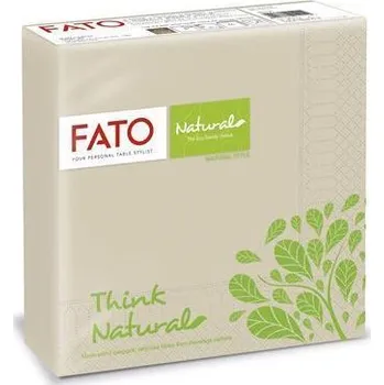 Papírový ubrousek Ubrousky "Natural Style", havana brown, 1/4 skládání, 33 x 33 cm, FATO 82595000