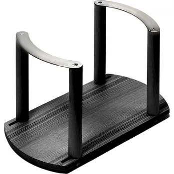 Nábytkové kování KES 009197 LiniQ držák na talíře 340x180mm černá (KES 009197 LiniQ držák na talíře 340x180mm černá)