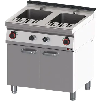 Vařič Vařič těstovin elektrický 23 + 23 l s podestavbou 400 V | REDFOX - VT 70/80 E