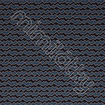Tmavě modré vlny úplet