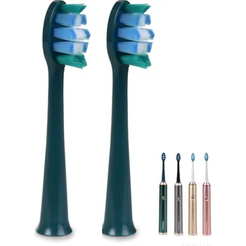 Zubní kartáček Extra měkký náhradní kartáček pro SONISSIMO® NEO, GREEN 2 KS