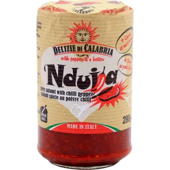 Omáčka Pikantní salám Nduja 280g Delizie di Calabria