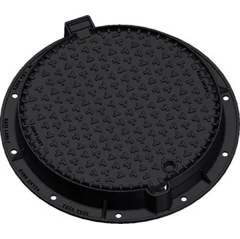 poklop Šachtový poklop KASI Europa 7 D400 bez odvětrání, litinový rám, DN 600, AKDL71C