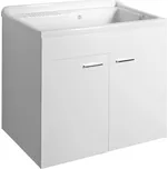 AQUALINE - Skříňka pod výlevku 78x70x48cm, bílá 57036