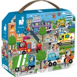 JANOD Puzzle MĚSTO v kufříku 36 dílků