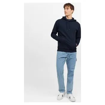 Pánská mikina Jack & Jones Mikina Bradley 12249340 Tmavomodrá Relaxed Fit XS