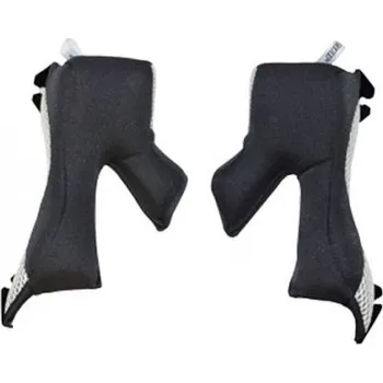 Příslušenství k helmě na motorku Interiér lícnice do přilby JUST1 J12 černé pár Velikost: XL