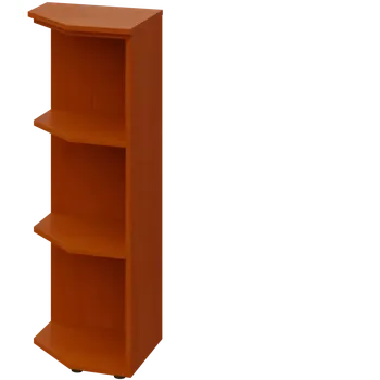 Policová skříň EZ 3 - 4 kancelářská skříň rohová, levá, 1100x400x400, třešeň šumavská