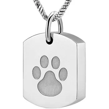 Náhrdelník Náhrdelník - pamětní přívěsek, pietní přívěsek, přívěsek na popel známka s tlapkou