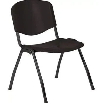 Jídelní židle VINCENZA N židle konferenční, kostra černá, plast černý