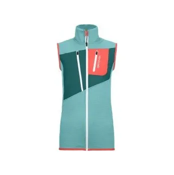 Dámská vesta Ortovox FLEECE GRID VEST W ice waterfall L; Modrá vesta + DÁREK DLE VÝBĚRU!