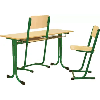 Zahradní lavice ARTUR 2, lavice 2-místná, velikost 3 - 7, koš RAL 6029 - zelená