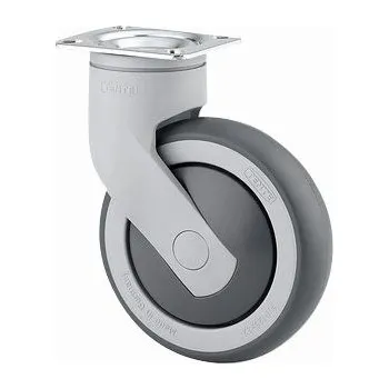 Nábytkové kování TENTE kolečko otočné 5370 guma průměr 100mm (TENTE kolečko otočné 5370 guma průměr 100mm)