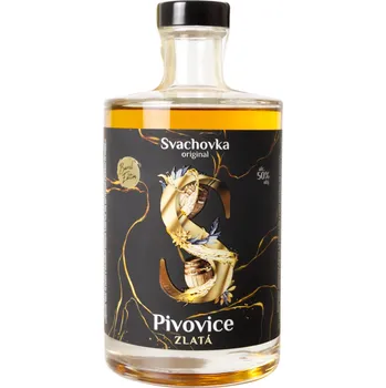 Pálenka Destilérka Svach (Svachovka) Zlatá Pivovice (Bourbon) Svach 43% 0,5l