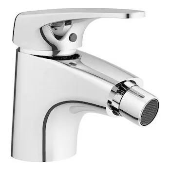 Bidetová stojánková baterie s&nbsp;automatickou výpustí, chrom Deep by Jika Chrom H3411U10041111