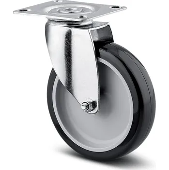 Nábytkové kování TENTE kolečko otočné 1470 měkčený běhoun průměr 75mm (TENTE kolečko otočné 1470 měkčený běhoun průměr 75mm)