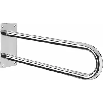 Madlo do koupelny BISK Erga HANDICAP "PRO", zdvojené rovné madlo 600mm, chromová, ERG-05499