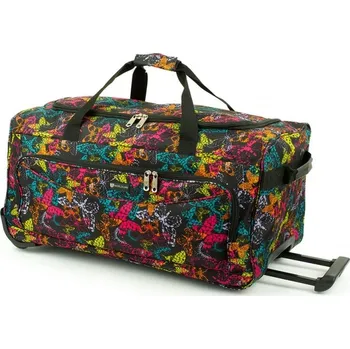 Cestovní taška Malá cestovní taška na kolečkách Motýl 40 l Worldline 891/55 vicebarevná