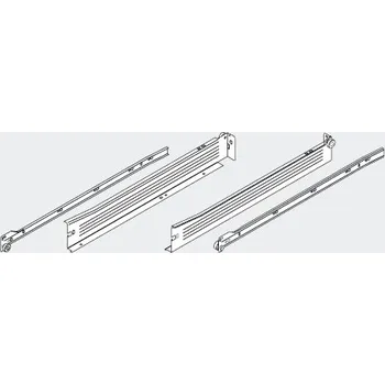 Nábytkové kování BLUM 320M4500C15 Metabox, zásuvka M 450mm, šedá (BLUM 320M4500C15 Metabox, zásuvka M 450mm, šedá)
