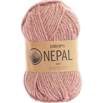 Příze Příze DROPS Nepal mix 8912 - pudrová růž