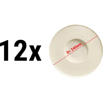 Talíř G.Gastro (12 Kusů) CHEF TASTE OF - Těstovinový talíř - Ø 24 cm