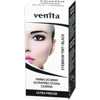 Přípravek na oči Venita Eyebrow Tint Henna barva na obočí Černá 15 g