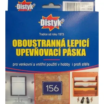 Lepicí páska Distyk lepicí páska oboustranná, 19 mm × 5 m