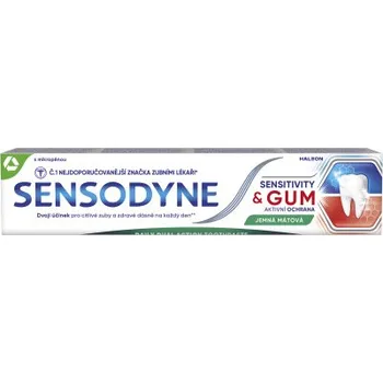 Dentální hygiena Sensodyne zubní pasta Sensitivity & Gum jemná mátová, 75 ml VÝPRODEJ-EXPIRACE 11-25